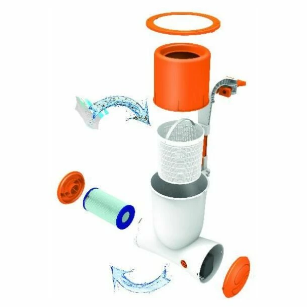 Bestway Flowclear Filterpomp Skimatic 3.974 L/u 4 Bestway Flowclear Filterpomp Skimatic 3.974 L/u - Afbeelding 2