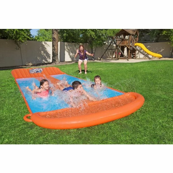 Bestway H2OGO! Waterglijbaan Triple Slide Helling 4 Bestway H2OGO! Waterglijbaan Triple Slide Helling - Afbeelding 2