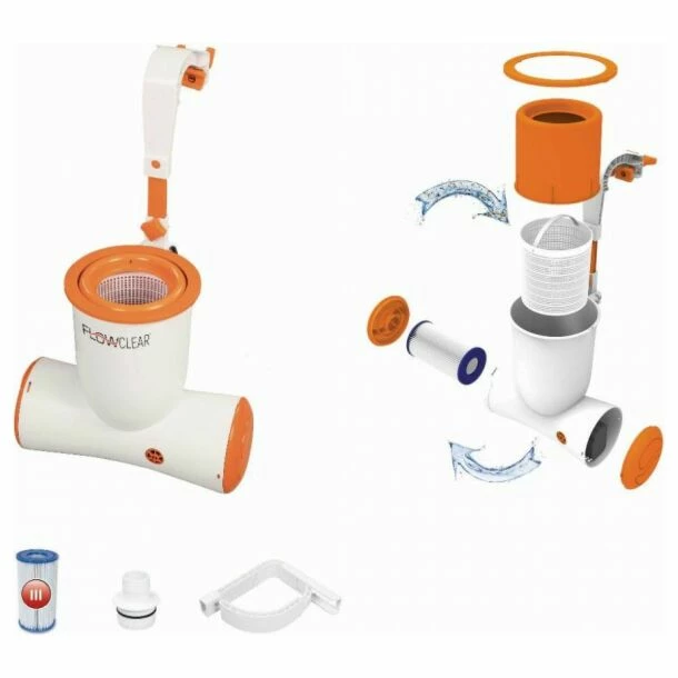Bestway Flowclear Filterpomp Skimatic 3.974 L/u 3 Bestway Flowclear Filterpomp Skimatic 3.974 L/u