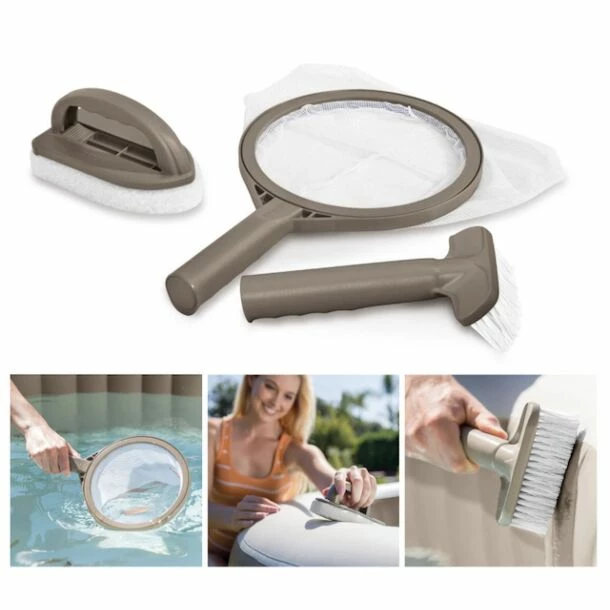 Intex PREMIUM PureSpa Greystone Deluxe + Aquatural Care Set + WiFi 11 Intex PREMIUM PureSpa Greystone Deluxe + Aquatural Care Set + WiFi - Afbeelding 9