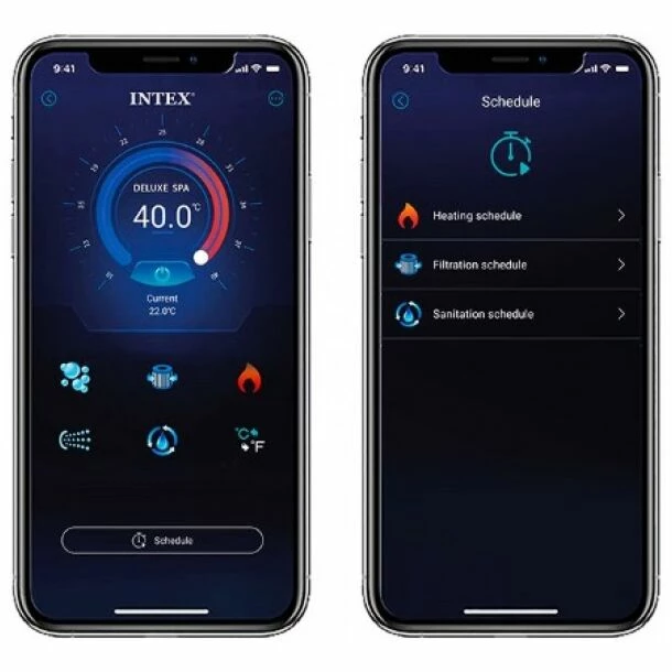 Intex PureSpa Greywood Bubble Deluxe 6 Persoons - WiFi 12 Intex PureSpa Greywood Bubble Deluxe 6 Persoons - WiFi - Afbeelding 10