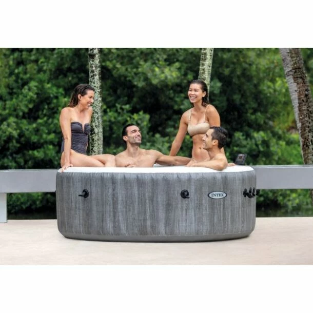 Intex PureSpa Greywood Bubble Deluxe 6 Persoons - WiFi 17 Intex PureSpa Greywood Bubble Deluxe 6 Persoons - WiFi - Afbeelding 15