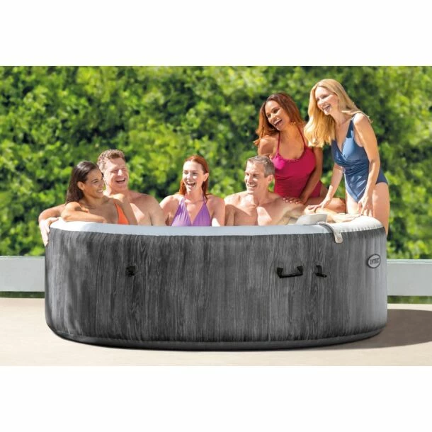 Intex PureSpa Greywood Bubble Deluxe 6 Persoons - WiFi 20 Intex PureSpa Greywood Bubble Deluxe 6 Persoons - WiFi - Afbeelding 18