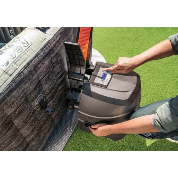 Intex PREMIUM PureSpa Greystone Deluxe + Aquatural Care Set + WiFi 18 Intex PREMIUM PureSpa Greystone Deluxe + Aquatural Care Set + WiFi - Afbeelding 16