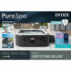 Intex PREMIUM PureSpa Greystone Deluxe + Aquatural Care Set + WiFi 39 Intex PREMIUM PureSpa Greystone Deluxe + Aquatural Care Set + WiFi -swimming pool Sales 28452 pkg 2024 300 2