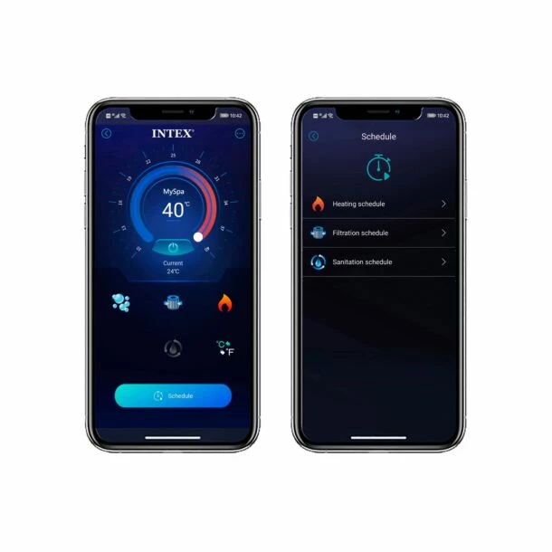 Intex PREMIUM PureSpa Greystone Deluxe + Aquatural Care Set + WiFi 7 Intex PREMIUM PureSpa Greystone Deluxe + Aquatural Care Set + WiFi - Afbeelding 5