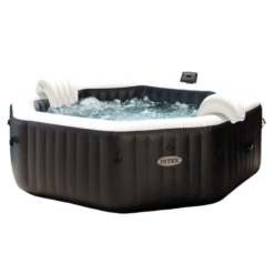 Intex PREMIUM PureSpa Jet & Bubble Deluxe Carbone + Aquatural Care Set + WiFi -swimming pool Sales 28462 intex purespa freestanding 3 1
