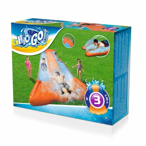 Bestway H2OGO! Waterglijbaan Triple Slide Helling 10 Bestway H2OGO! Waterglijbaan Triple Slide Helling - Afbeelding 8