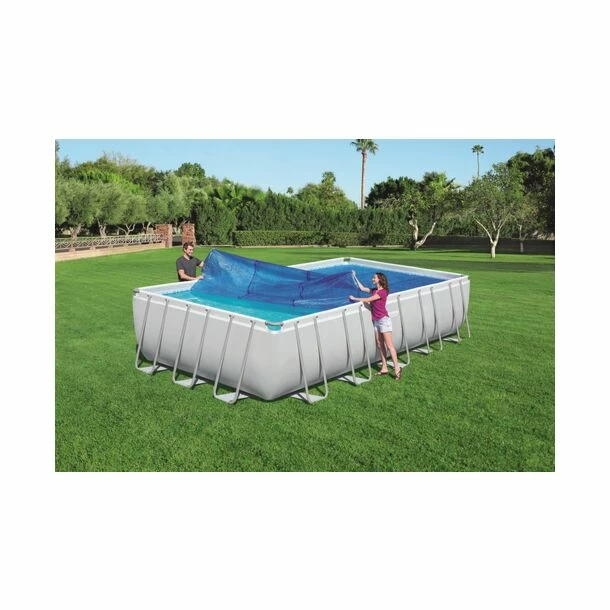 Bestway Isolerend Noppenfolie - Solar Afdekzeil Rechthoekige Zwembad 732 X 366 Cm 4 Bestway Isolerend Noppenfolie - Solar Afdekzeil Rechthoekige Zwembad 732 X 366 Cm - Afbeelding 2