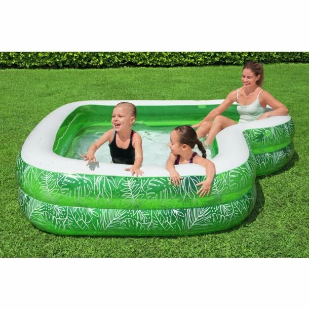 Bestway Tropical Paradise Zwembad 231 X 231 X 51 Cm 4 Bestway Tropical Paradise Zwembad 231 X 231 X 51 Cm - Afbeelding 2