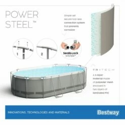Bestway Power Steel Zwembad Ovaal 549 X 274 X 122 Cm -swimming pool Sales 5611k 4