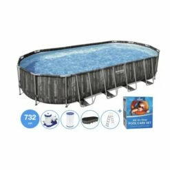 Bestway Power Steel Zwembad 732 Cm + Complete Onderhoud Set -swimming pool Sales 5611tacs pack