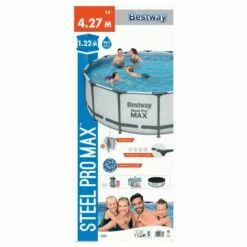 Bestway Pro Steel MAX Zwembad Rond Ø 427 X 122 Cm -swimming pool Sales 5612x 9 600x600 1
