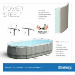 Bestway Power Steel Zwembad 427 Cm + Complete Onderhoud Set -swimming pool Sales 56620 00psr012