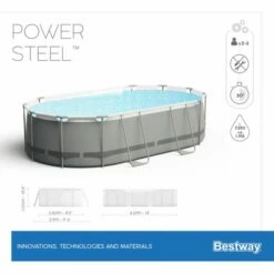 Bestway Power Steel Zwembad Set 427 X 250 X 100 Cm -swimming pool Sales 56620 01 power steel
