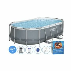 Bestway Power Steel Zwembad 427 Cm + Complete Onderhoud Set -swimming pool Sales 56620prm.001