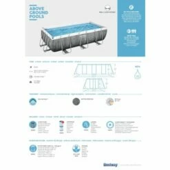 Bestway Power Steel Zwembad 404 Cm + Complete Onderhoud Set -swimming pool Sales 56721 agp