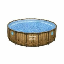 Bestway Power Steel Swim Vista Zwembad Set Rond Ø 488 X 122 Cm