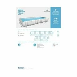 Bestway Power Steel ZZwembad Solo Rechthoek 956 X 488 X 132 Cm -swimming pool Sales 56936 4