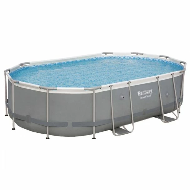 Bestway Power Steel Zwembad Ovaal 488 X 305 X 107 Cm 3 Bestway Power Steel Zwembad Ovaal 488 X 305 X 107 Cm