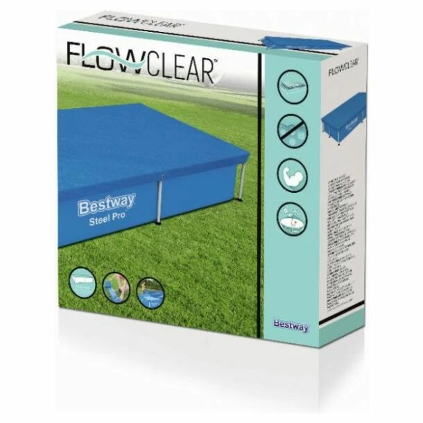 Bestway Flowclear Afdekzeil Rechthoekig Zwembad 221 X 150 Cm 3 Bestway Flowclear Afdekzeil Rechthoekig Zwembad 221 X 150 Cm
