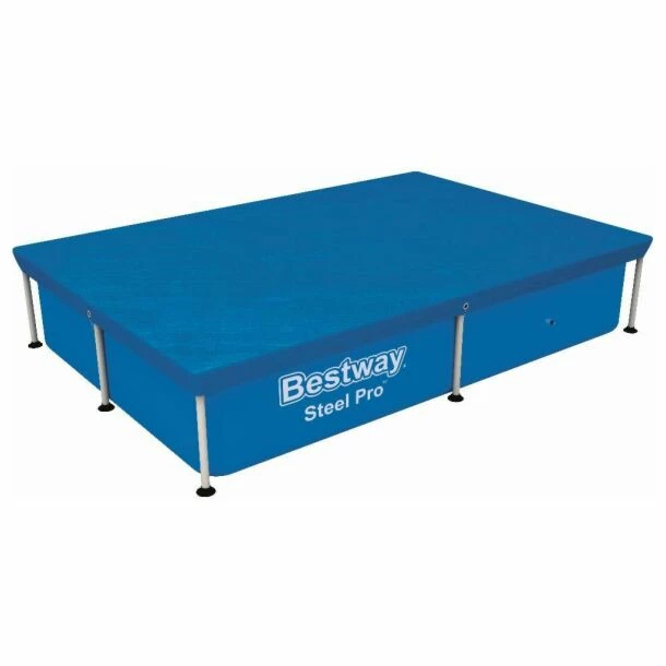 Bestway Flowclear Afdekzeil Rechthoekig Zwembad 221 X 150 Cm 4 Bestway Flowclear Afdekzeil Rechthoekig Zwembad 221 X 150 Cm - Afbeelding 2