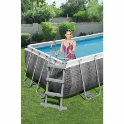 Bestway Power Steel Zwembad Set 404 X 201 X 100 Cm 11 Bestway Power Steel Zwembad Set 404 X 201 X 100 Cm -swimming pool Sales 58330xxx21 ls web power steel rectangular rattan acc 5