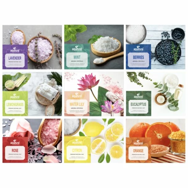 Bestway Lay-Z-Spa Palma HydroJet Pro + Aquatural Set Aroma Crystals 9 X 350 Gram - Afbeelding 7