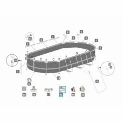 Bestway Afsluitkraan Set (Donkergrijs) -swimming pool Sales bestway ersatzteil p6 h1 510 eckventil regelventil hellgrau p6 h1 510v87548qkyhzd6