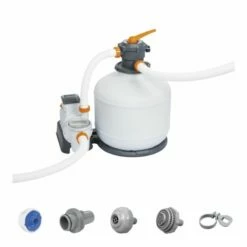 Bestway Flowclear Zandfilterpomp 11.355 L/u -swimming pool Sales bestway accessories set 58486gs 5