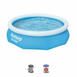Bestway Fast Set Zwembad Incl. Pomp Ø 305 X 76 Cm -swimming pool Sales bestway agp set 10ftx30in fast set 57269 57270 1