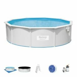 Bestway Hydrium Zwembad Set Ø 460 X 120 Cm -swimming pool Sales bestway agp set 15ftx48in hydrium pool set 56384 56384gb 56384gs 5