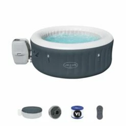 Bestway Lay-Z-Spa Bali + Aquatural Set Aroma Crystals + LED -swimming pool Sales bestway spa set 60009 5 1