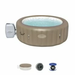 Bestway Lay-Z-Spa Palm Springs AirJet + Aquatural Set Aroma Crystals 6 X 350 Gram -swimming pool Sales bestway spa set 60017 5 1