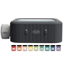 Bestway Lay-Z-Spa Hawaii HydroJet Pro + Aquatural Set Aroma Crystals 9 X 350 Gram
