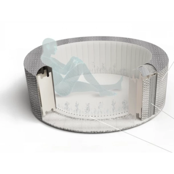 Bestway Lay-Z-Spa Bahamas AirJet + Aquatural Set Aroma Crystals 3 X 350 Gram 13 Bestway Lay-Z-Spa Bahamas AirJet + Aquatural Set Aroma Crystals 3 X 350 Gram - Afbeelding 11