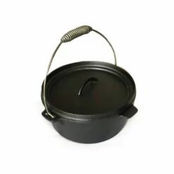Kamado Bono Dutch Oven Gietijzeren Pan Met Deksel 4L