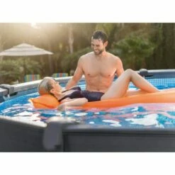Intex Graphite Panel Zwembad Set Ø 478 X 124 Cm -swimming pool Sales intex graphite panel pool 26384gn 02 10