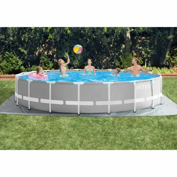 Intex Prism Frame Zwembad Set Ø 610 X 132 Cm 4 Intex Prism Frame Zwembad Set Ø 610 X 132 Cm - Afbeelding 2