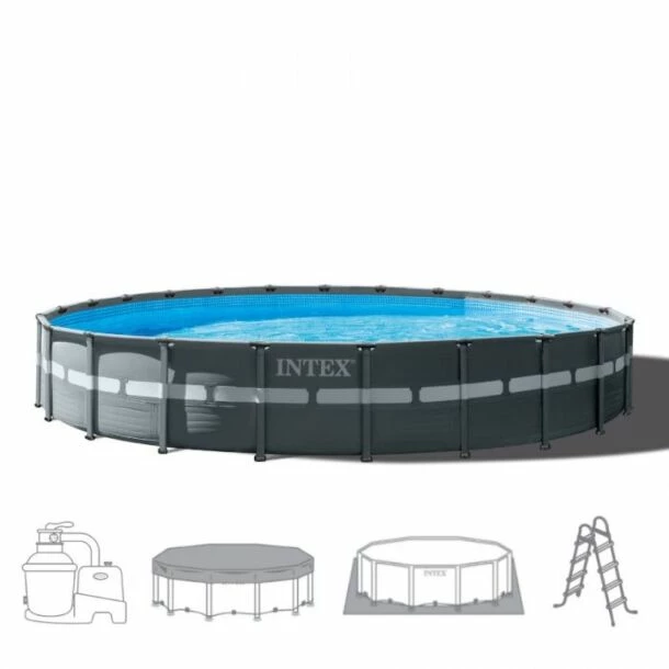 Intex Ultra XTR Frame Zwembad Set Ø 732 X 132 Cm 4 Intex Ultra XTR Frame Zwembad Set Ø 732 X 132 Cm - Afbeelding 2
