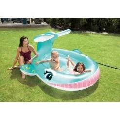 Intex Kinderzwembad Whale Spray 201 X 196 X 91 Cm -swimming pool Sales intex whale spray
