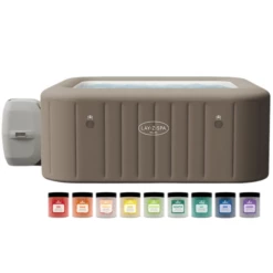 Bestway Lay-Z-Spa Palma HydroJet Pro + Aquatural Set Aroma Crystals 9 X 350 Gram