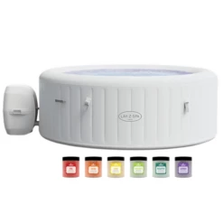Bestway Lay-Z-Spa Paris AirJet LED Verlichting + Aquatural Set Aroma Crystals 6 X 350 Gram